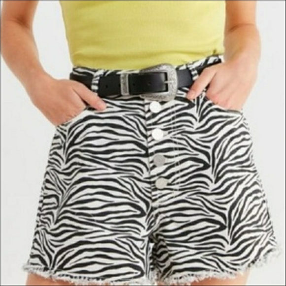 BDG Pants - Nwt Bdg urban outfitters zebra stripe shorts